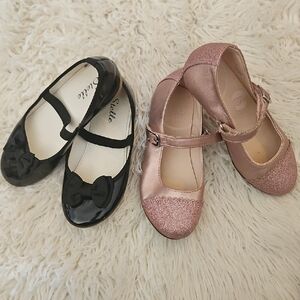 Stylish Kids Shoes Set - Black and Pink